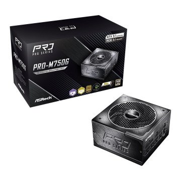 Asrock PRO-M750G 750W 80 PLUS Gold power supply unit