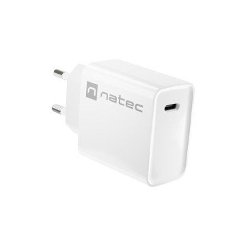 NATEC NETWORK CHARGER RIBERA USB-C 20W PD WHITE NATEC NETWORK CHARGER RIBERA USB-C 20W PD WHITE