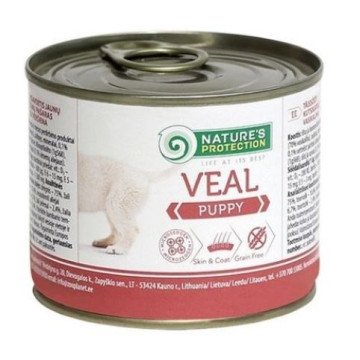 NATURE'S PROTECTION Puppy Veal - wet food for puppies - 200 g NATURE'S PROTECTION Puppy Veal - wet food for puppies - 200 g