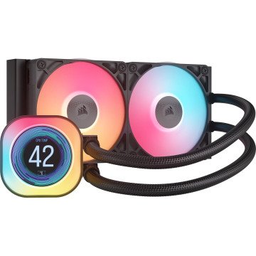 Corsair iCUE LINK TITAN 240 RX LCD Processor Air cooler 12 cm Black 1 pc(s) Corsair iCUE LINK TITAN 240 RX LCD Processor Air cooler 12 cm Black 1 pc(s)