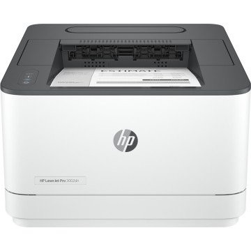 HP LaserJet Pro 3002dn Printer, Black and white, Printer for Small medium business, Print, Dualband Wi-Fi; Strong Security; Energy Efficient; Fast first page out speeds; Two-sided printing; Roam