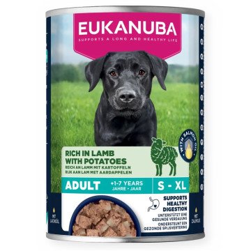EUKANUBA Life Care Rich in lamb and potatoes - wet dog food - 400g