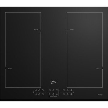 Beko HII64206F2MT Black Built-in 58 cm Zone induction hob 4 zone(s)