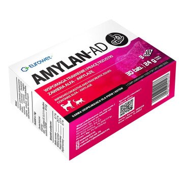 EUROWET Amylan-Ad - supplements for dogs and cats - 30 tablets EUROWET Amylan-Ad - supplements for dogs and cats - 30 tablets