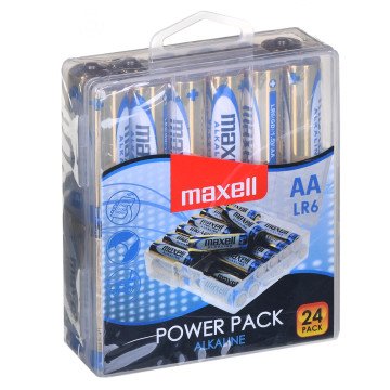 MAXELL Battery alkaline LR6 VALUE BOX, 24 pcs. MAXELL Battery alkaline LR6 VALUE BOX, 24 pcs.