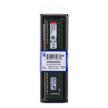 Kingston Technology KVR32N22S6/8 memory module 8 GB 1 x 8 GB DDR4 3200 MHz Kingston Technology KVR32N22S6/8 memory module 8 GB 1 x 8 GB DDR4 3200 MHz