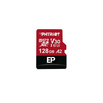 Patriot Memory EP A2 memory card 128 GB MicroSDXC V30 U3 Class 10 (PEF128GEP32MCX) Patriot Memory EP A2 memory card 128 GB MicroSDXC V30 U3 Class 10 (PEF128GEP32MCX)