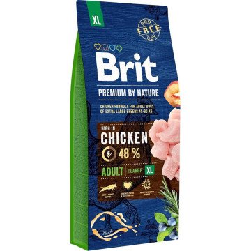 BRIT Premium by Nature Adult XL Chicken - dry dog food - 15 kg BRIT Premium by Nature Adult XL Chicken - dry dog food - 15 kg