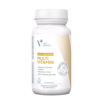 VETEXPERT Multivitamin - vitamin and mineral preparation for dogs and cats - 30 caps. VETEXPERT Multivitamin - vitamin and mineral preparation for dogs and cats - 30 caps.