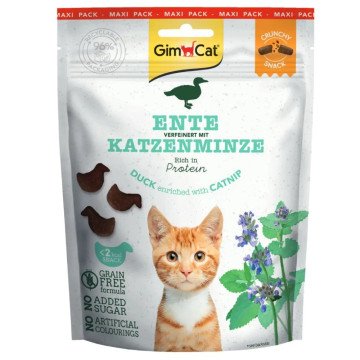 GIMCAT Crunchy Snacks Duck with Catnip – cat treat – 140g GIMCAT Crunchy Snacks Duck with Catnip – cat treat – 140g