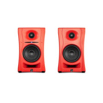 Kali Audio LP-UNF-R - a pair of Bluetooth monitor speakers (red)