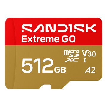 SanDisk Extreme GO 512 GB MicroSDXC UHS-I SanDisk Extreme GO 512 GB MicroSDXC UHS-I