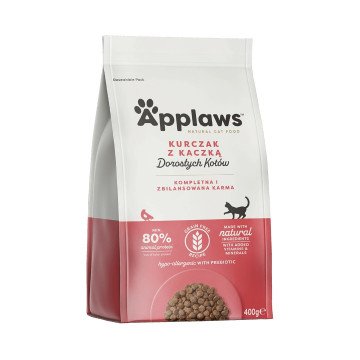 APPLAWS Adult Chicken with duck - dry cat food - 400g