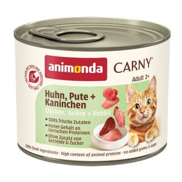 ANIMONDA Carny Adult Chicken, turkey, rabbit - wet cat food - 200g