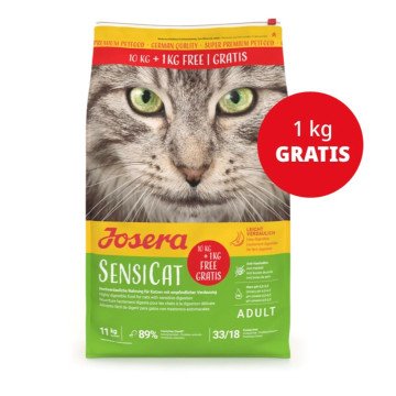 JOSERA Sensicat – dry cat food – 10kg +1 kg JOSERA Sensicat – dry cat food – 10kg +1 kg