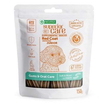 NATURE'S PROTECTION Junior Gums & Oral care Insects - dog treat - 150g NATURE'S PROTECTION Junior Gums & Oral care Insects - dog treat - 150g
