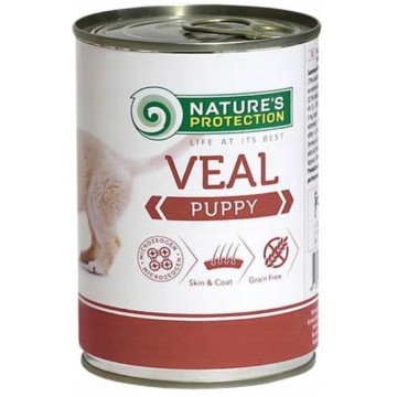 NATURE'S PROTECTION Puppy Veal - wet food for puppies - 400 g NATURE'S PROTECTION Puppy Veal - wet food for puppies - 400 g