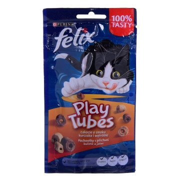 FELIX Play Tubes Chicken, Liver - dry cat food - 50 g FELIX Play Tubes Chicken, Liver - dry cat food - 50 g