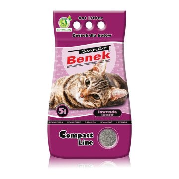 Certech Super Benek Compact Lavender - Cat Litter Clumping 5 l Certech Super Benek Compact Lavender - Cat Litter Clumping 5 l