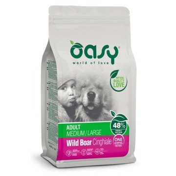 OASY One animal protein Medium & Large Wild boar Mono - dry dog food - 10kg
