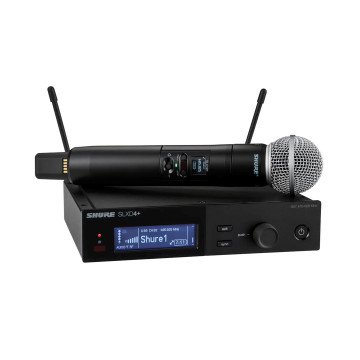 Shure SLXD24+E/58-G65 - digital wireless system with a handheld transmitter/microphone (470–606 MHz) Shure SLXD24+E/58-G65 - digital wireless system with a handheld transmitter/microphone (470–606 MHz)
