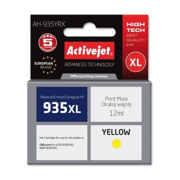 Activejet AH-935YRX ink (replacement for HP 935XL C2P26AE; Premium; 12 ml; yellow) Activejet AH-935YRX ink (replacement for HP 935XL C2P26AE; Premium; 12 ml; yellow)