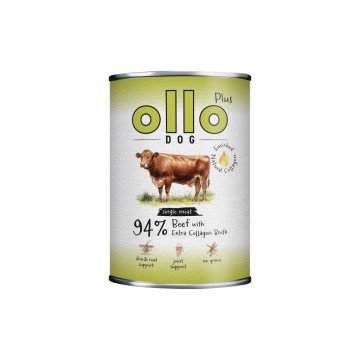 OLLO Plus Collagen Beef - wet dog food - 400g OLLO Plus Collagen Beef - wet dog food - 400g