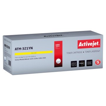 Activejet ATM-321YN Toner (replacement for Konica Minolta TN321Y; Supreme; 25,000 pages; yellow)