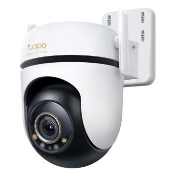 TP-Link Outdoor Pan/Tilt Security Wi-Fi Camera SPEC: 3K 5MP (2880x1620), 2.4 GHz, 2 × External Antennas, 1 × Ethernet Port, Horizontal 360º