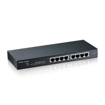 Zyxel GS1900-8 Managed L2 Gigabit Ethernet (10/100/1000) Black Zyxel GS1900-8 Managed L2 Gigabit Ethernet (10/100/1000) Black