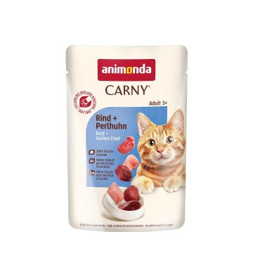 ANIMONDA Carny Adult Beef and guinea fowl - wet cat food - 85g ANIMONDA Carny Adult Beef and guinea fowl - wet cat food - 85g