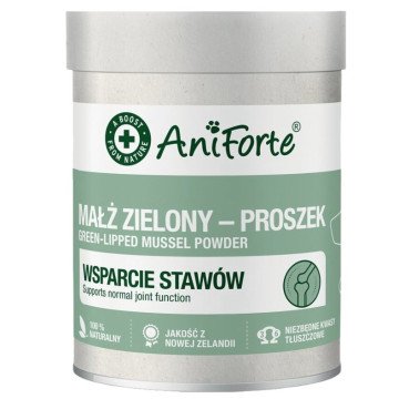 ANIFORTE Green lipped mussel - supplements for dogs and cats - 100g ANIFORTE Green lipped mussel - supplements for dogs and cats - 100g