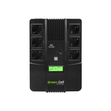 Green Cell UPS06 uninterruptible power supply (UPS) Line-Interactive 600 VA 360 W 6 AC outlet(s) Green Cell UPS06 uninterruptible power supply (UPS) Line-Interactive 600 VA 360 W 6 AC outlet(s)