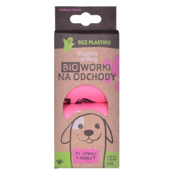 STARCH BAG - Dog poop bags - 8 x 15