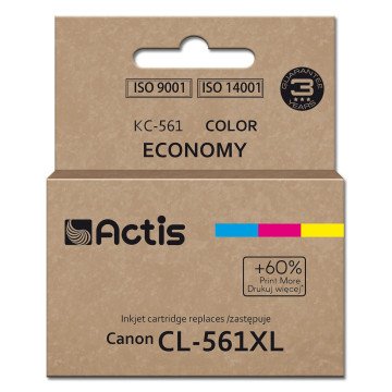 Actis KC-561 Ink (replacement for Canon CL-561XL; Supreme; 18 ml; cyan, magenta, yellow). Prints 60% more than OEM.