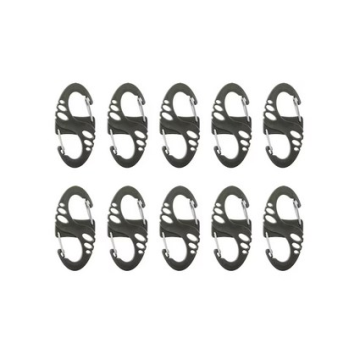 Mil-Tec S-Hook snap hook set - Green Mil-Tec S-Hook snap hook set - Green