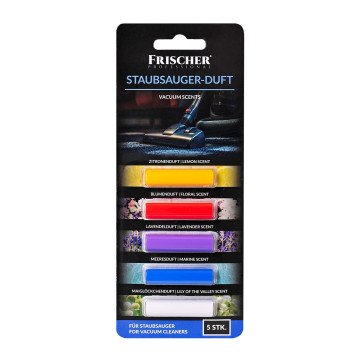 Fragrance refill for vacuum cleaner, mix of 5 fragrances, Frischer, 5 pcs.