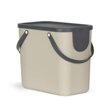 ROTHO Albula Cappuccino - waste sorting container - 25l ROTHO Albula Cappuccino - waste sorting container - 25l