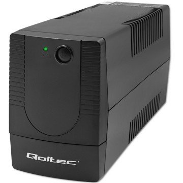Qoltec 53772 uninterruptible power supply (UPS) Line-Interactive 0.65 kVA 360 W 1 AC outlet(s) Qoltec 53772 uninterruptible power supply (UPS) Line-Interactive 0.65 kVA 360 W 1 AC outlet(s)