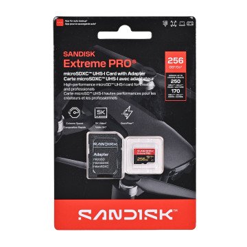SanDisk Extreme PRO microSD UHS-I 256 GB MicroSDHC SanDisk Extreme PRO microSD UHS-I 256 GB MicroSDHC