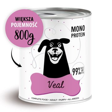 PAKA ZWIERZAKA Pepe Veal - wet dog food - 800g PAKA ZWIERZAKA Pepe Veal - wet dog food - 800g