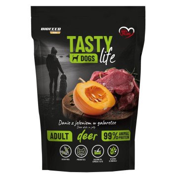 BIOFEED Tasty Dogs Life Deer - wet dog food - 500g