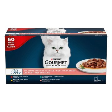 PURINA Gourmet Perle Mix - wet cat food - 60x85 g PURINA Gourmet Perle Mix - wet cat food - 60x85 g