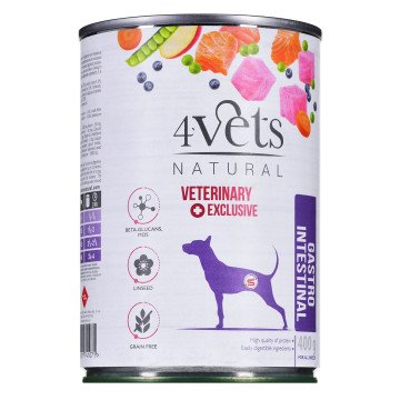 4VETS Natural Gastro Intestinal Dog - wet dog food - 400 g 4VETS Natural Gastro Intestinal Dog - wet dog food - 400 g
