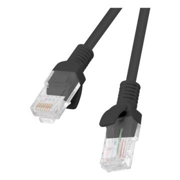 Lanberg PCU5-10CC-0025-BK networking cable Black 0.25 m Cat5e U/UTP (UTP)