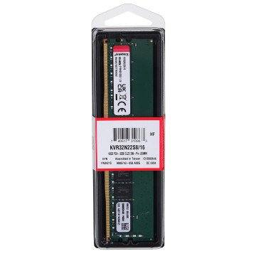 Kingston Technology KVR32N22S8/16 memory module 16 GB 1 x 16 GB DDR4 3200 MHz Kingston Technology KVR32N22S8/16 memory module 16 GB 1 x 16 GB DDR4 3200 MHz