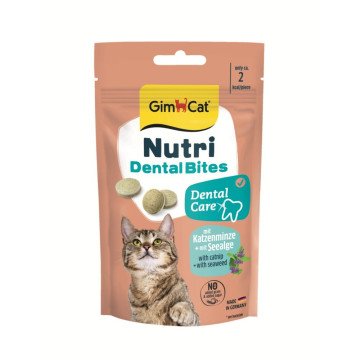 GIMCAT Nutri Dental Bites - cat treats - 40g GIMCAT Nutri Dental Bites - cat treats - 40g