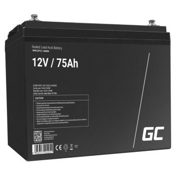 Green Cell AGM25 UPS battery Sealed Lead Acid (VRLA) 12 V 75 Ah Green Cell AGM25 UPS battery Sealed Lead Acid (VRLA) 12 V 75 Ah