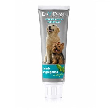 LOVIDOG Lamb with basil - dog treat - 90g LOVIDOG Lamb with basil - dog treat - 90g