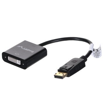 Lanberg AD-0007-BK video cable adapter 0.1 m DisplayPort DVI-D Black Lanberg AD-0007-BK video cable adapter 0.1 m DisplayPort DVI-D Black